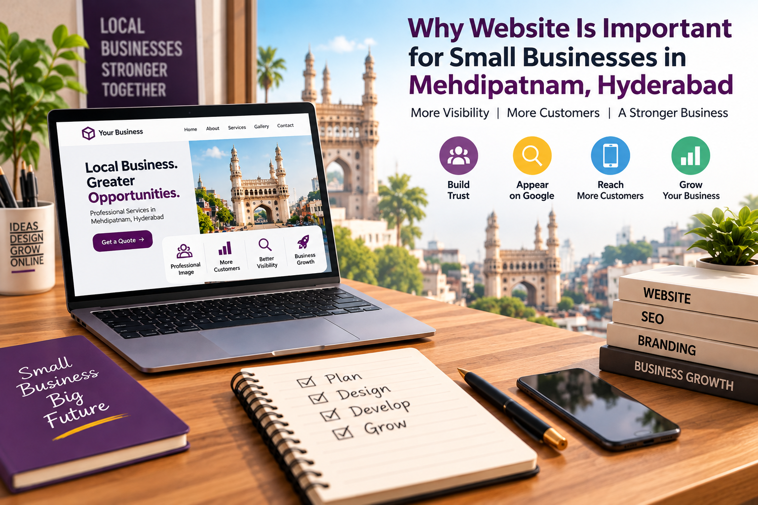 Why Website Is Important for Small Businesses in Mehdipatnam, Hyderabad